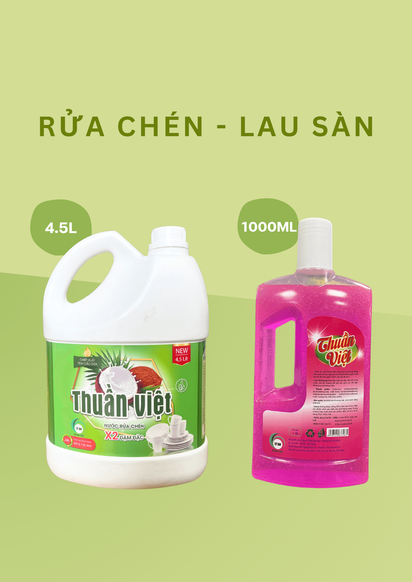 Combo Rửa Chén - Lau Sàn