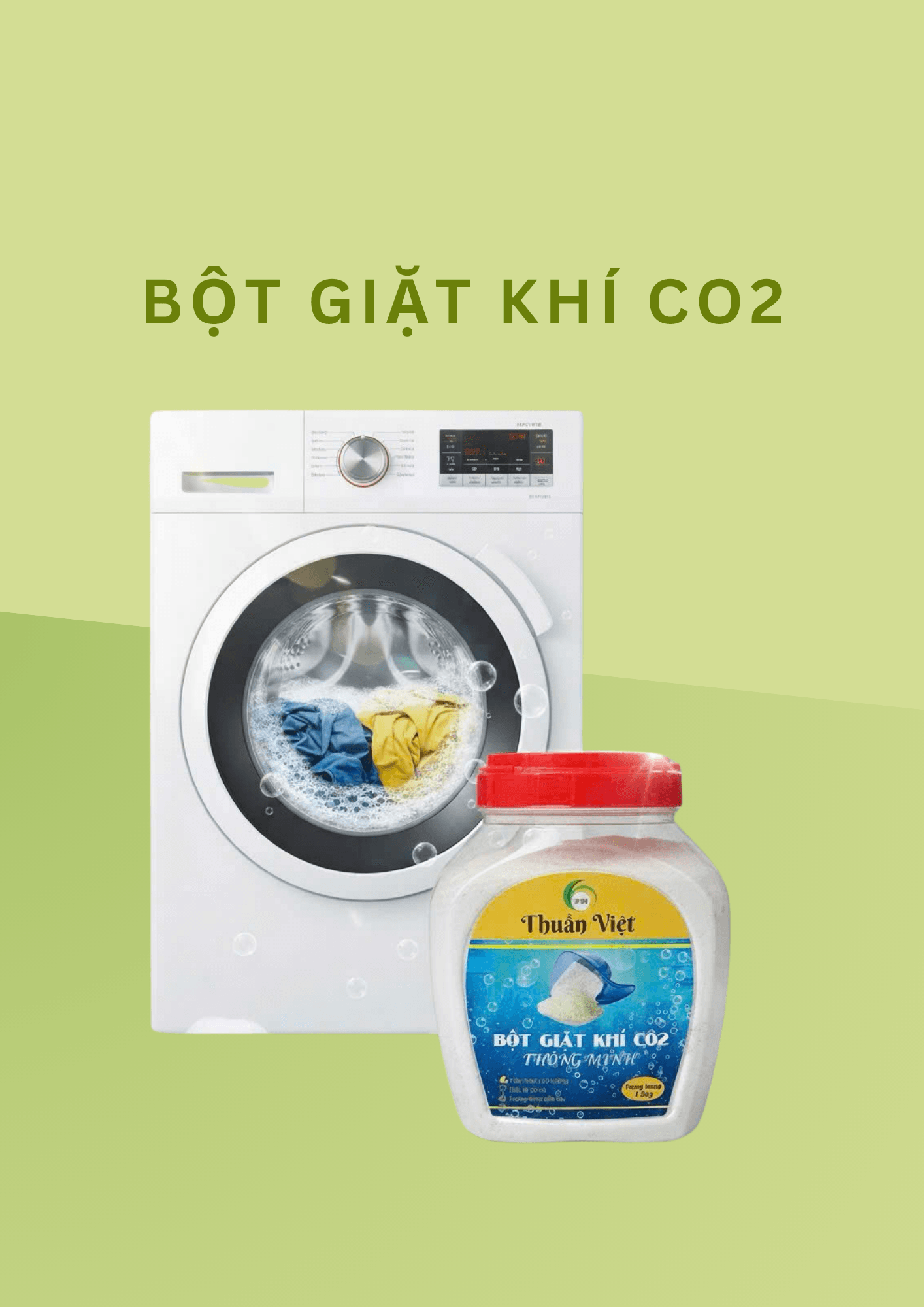 Bột Giặt Khí CO2