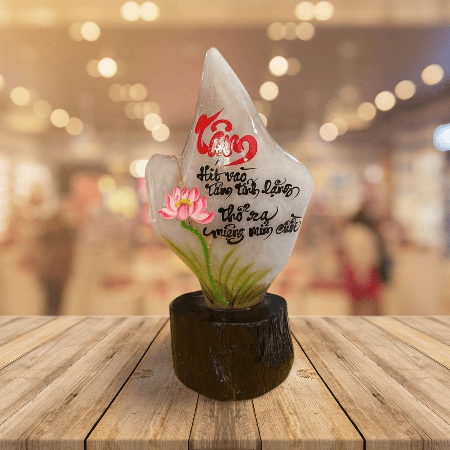 Đá thạch anh thư pháp