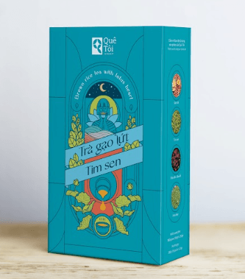 Trà Gạo Lứt Tim Sen  ( Cao Cấp)