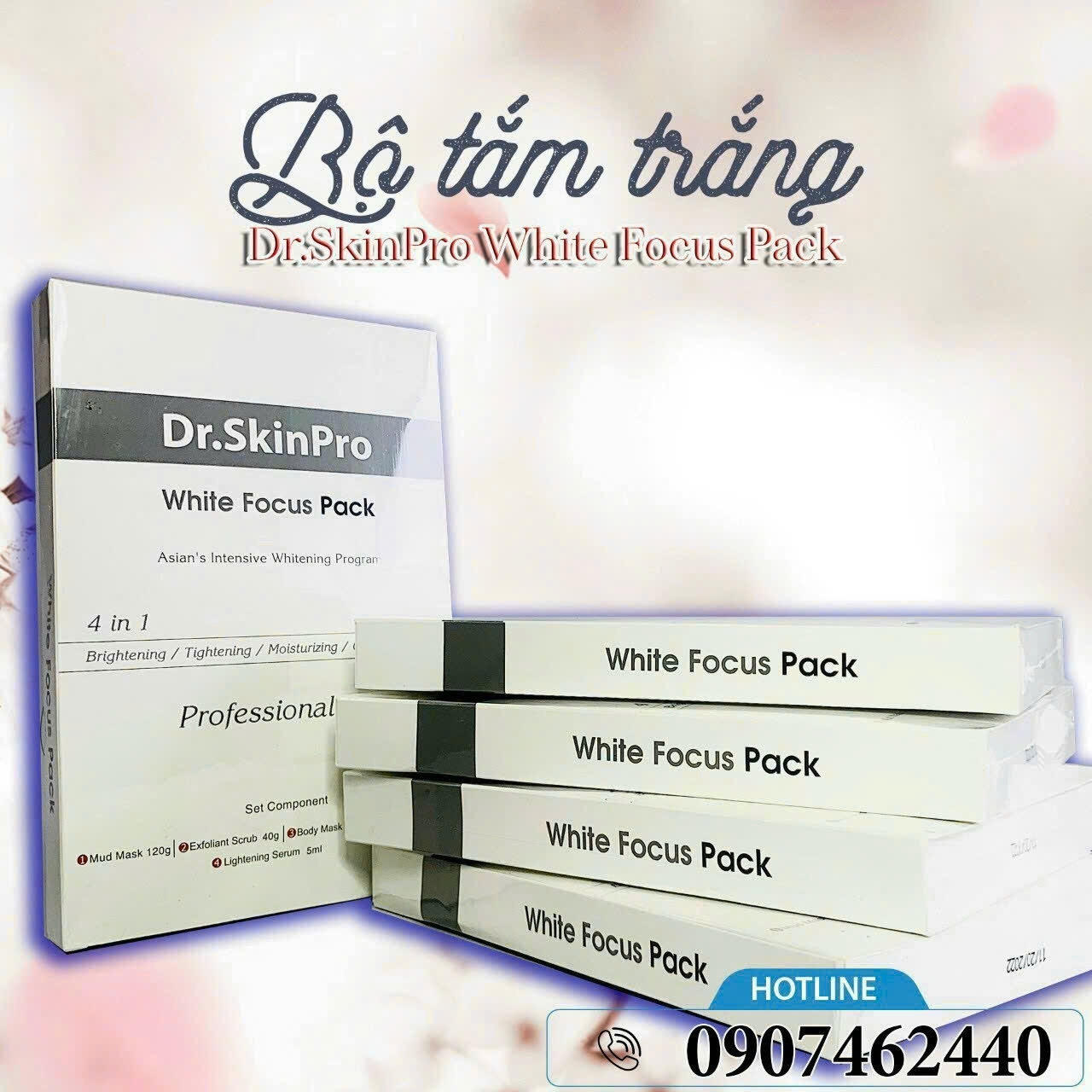 BỘ TẮM TRẮNG DR.SKINPRO