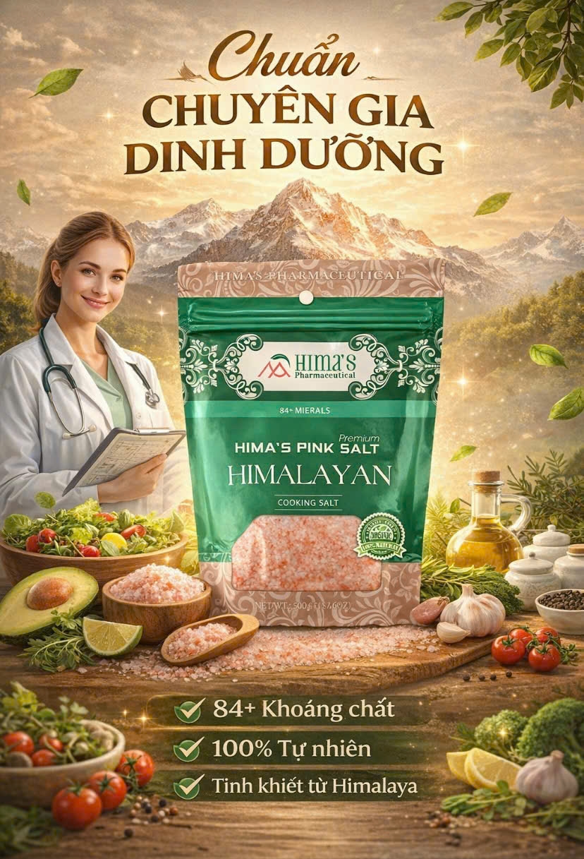 MUỐI HỒNG HIMA'S - Chuẩn chuyên gia dinh dưỡng