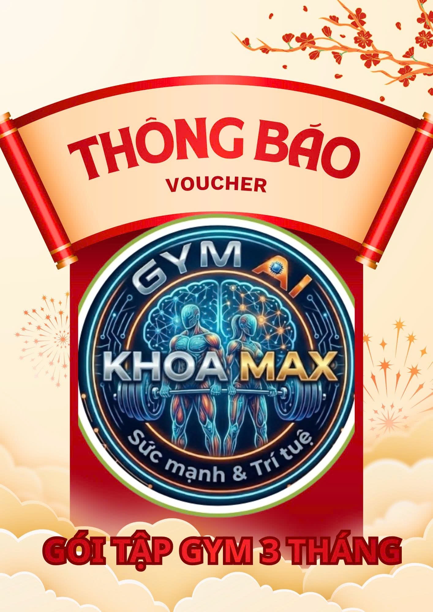 Thẻ tập gym 3 tháng