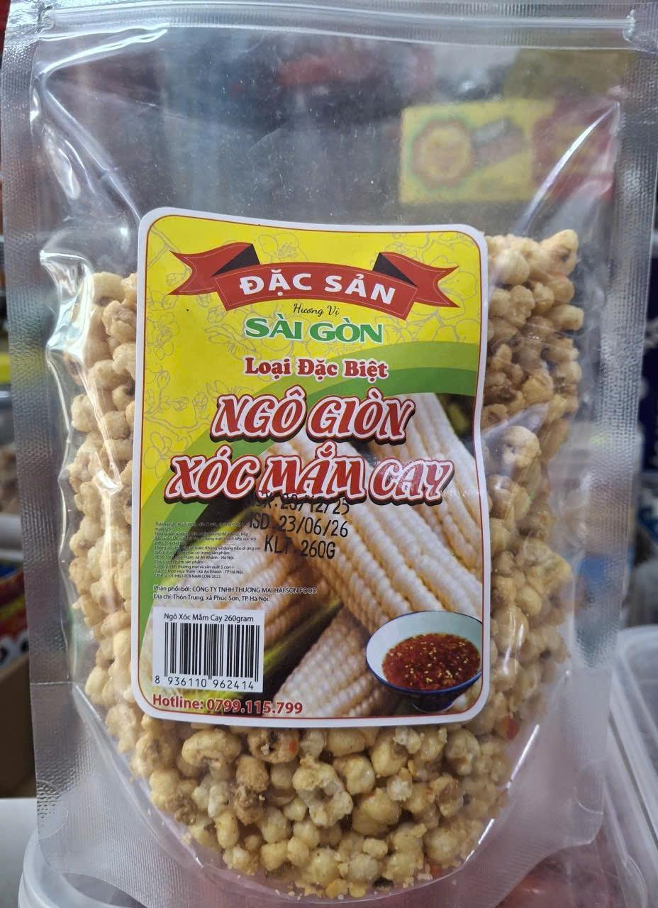 combo 2 gói Ngô giòn xóc mắm cay