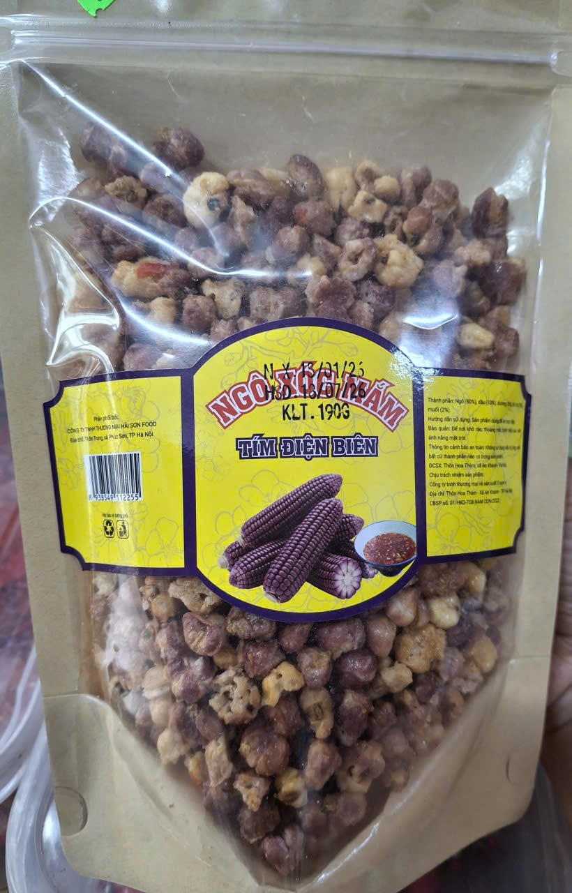 combo 2 gói Ngô xóc mắm tím Điện Biên