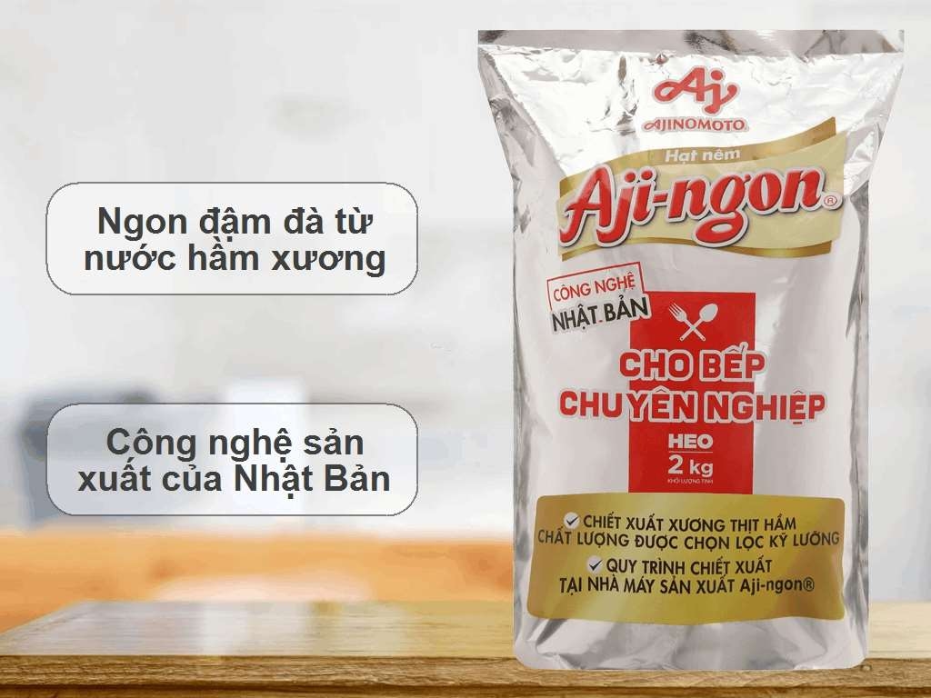 Hạt Nêm Aj Ngon Loại 2kg – Gia Vị Ngọt Từ Xương, Đậm Đà Cho Món Ăn