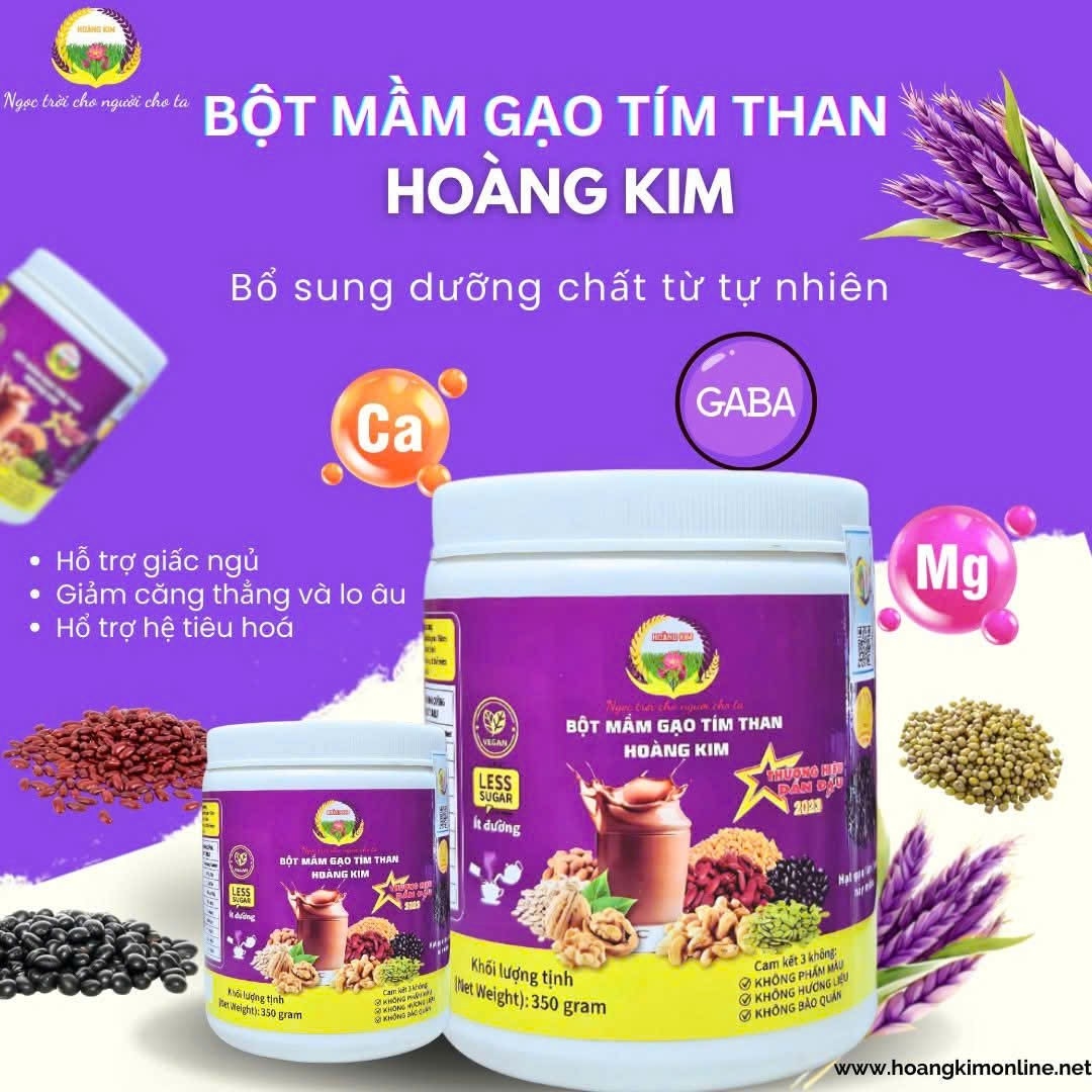 Bột mầm gạo tím than 