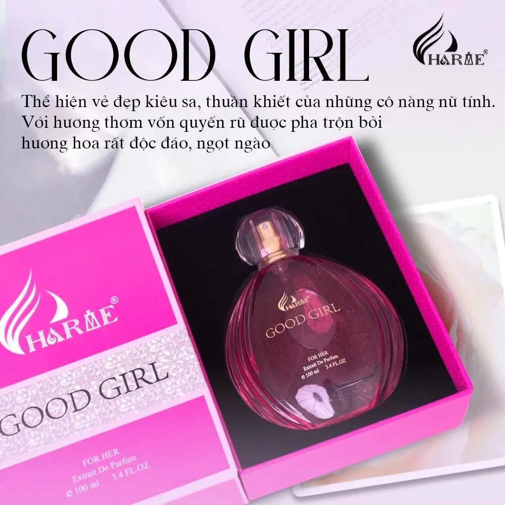 Nước Hoa Nữ Charme Good Girl. 100ml. Phiên mới nhất. 