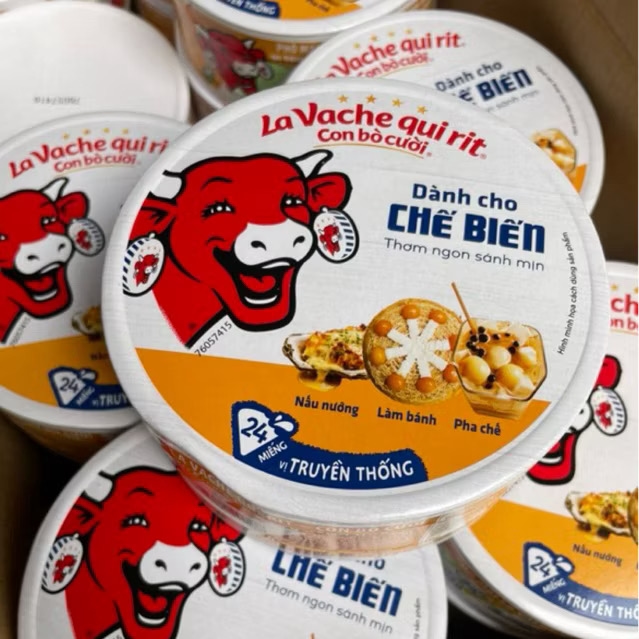 Phô-mai con bò cười hộp 24 miếng (3 lớp)