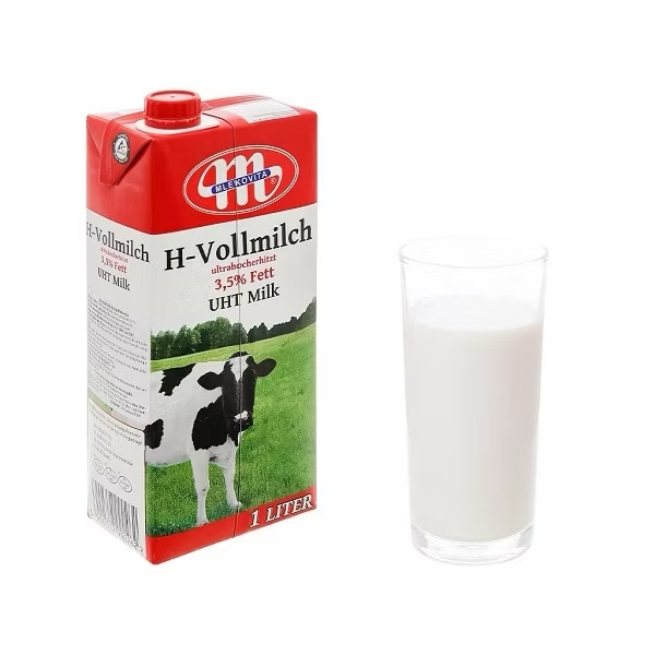 Sữa tươi tiệt trùng nguyên chất không đường Mlekovita 1L 