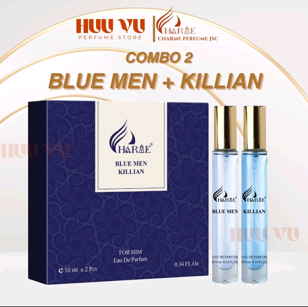 Nước Hoa Nam. CHARME BLUE MEN - KILLIAN. Set 2*10ml. 