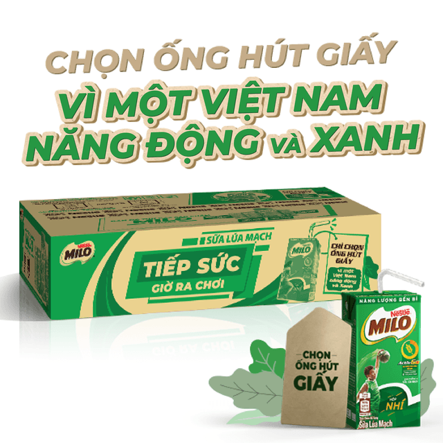 Thùng 48 Hộp Sữa Lúa Mạch Nestlé MILO 48h x 110ml