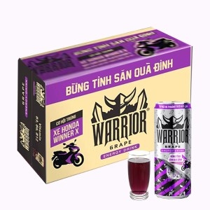 NƯỚC TĂNG LỰC WARRIOR VỊ NHO 320ml - Thùng 24 Lon