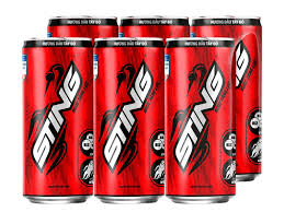  lốc 6 lon nước tăng lực Sting Hương Dâu (đỏ) 