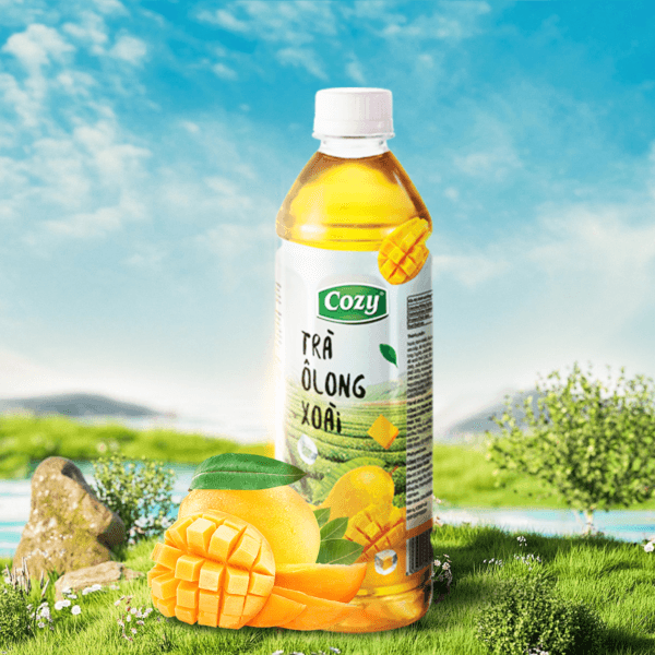       Lốc 6 chai Trà Ôlong Xoài COZY