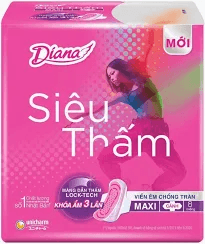   combo 2 gói BVS Diana siêu thấm Maxi có cánh