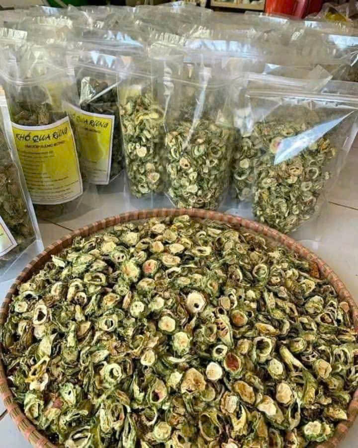 TRÀ KHỔ HOA RỪNG-MƯỚP ĐẮNG SẤY KHÔ-100% TỰ NHIÊN