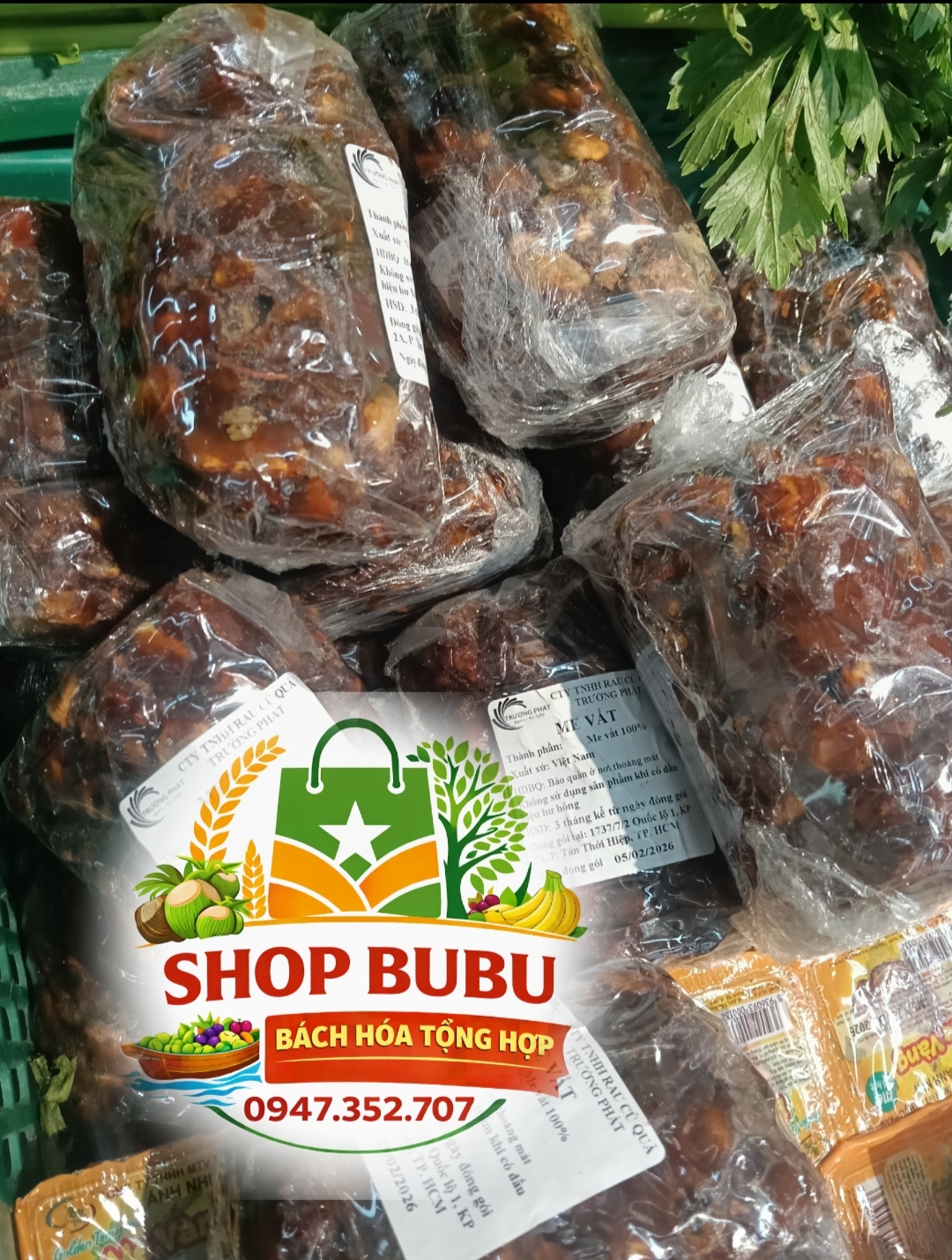 1kg ME CHUA VẮT( CỤC)- ĐẶC SẢN GÒ CÔNG 