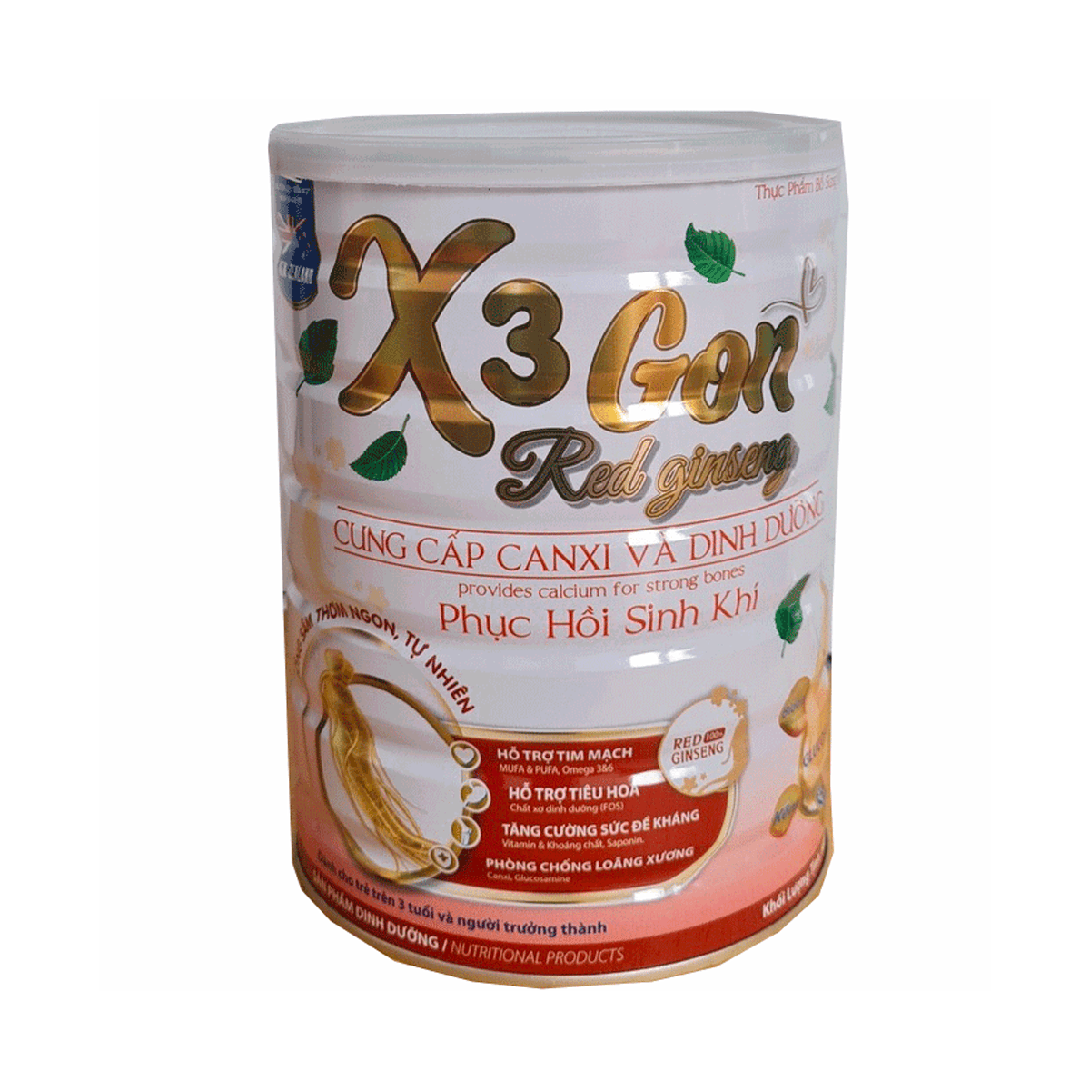 Sữa Bột X3GON Nhân Sâm Đỏ