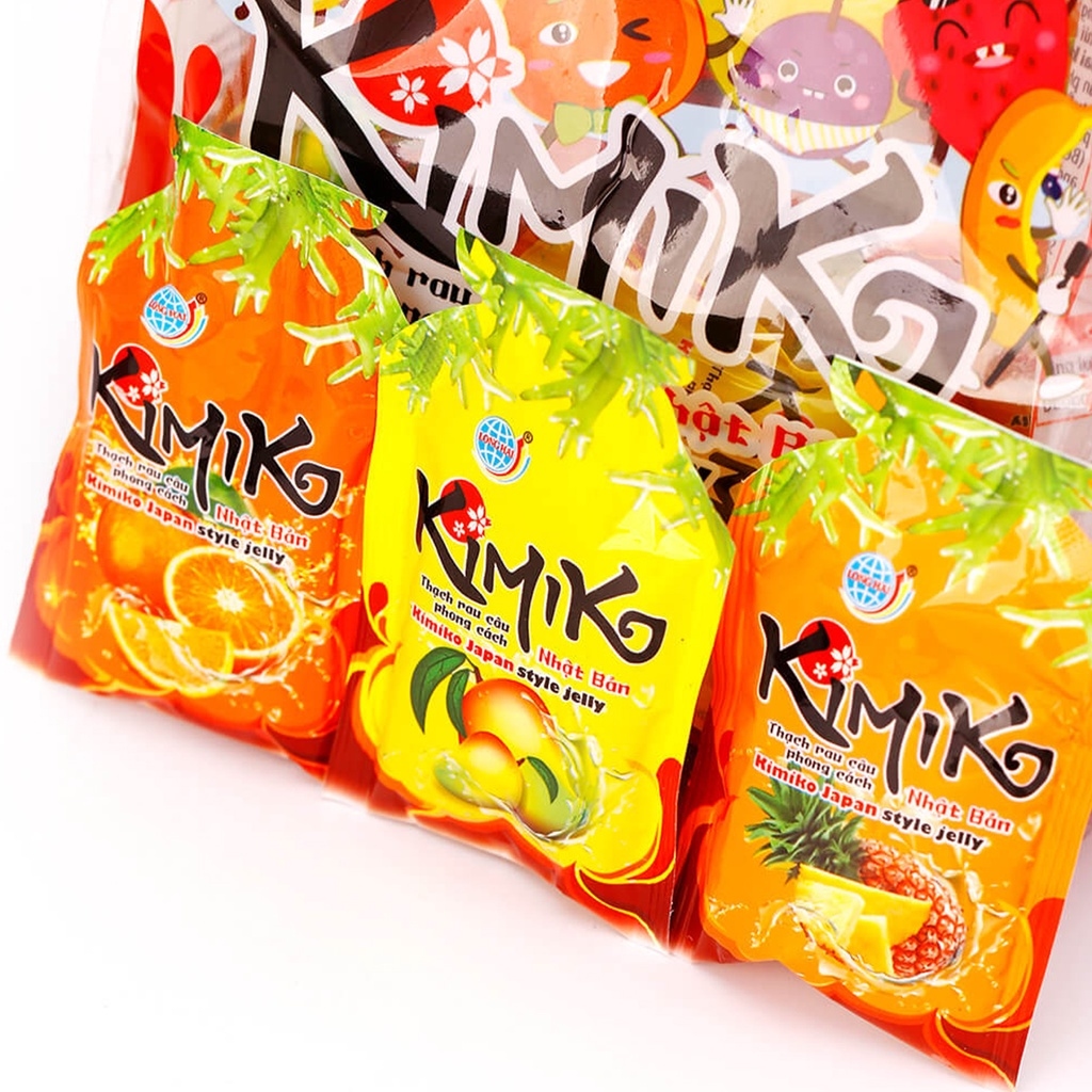 Thạch Rau Câu Long Hải Phong Cách Nhật Bản Kimiko Túi 450G 