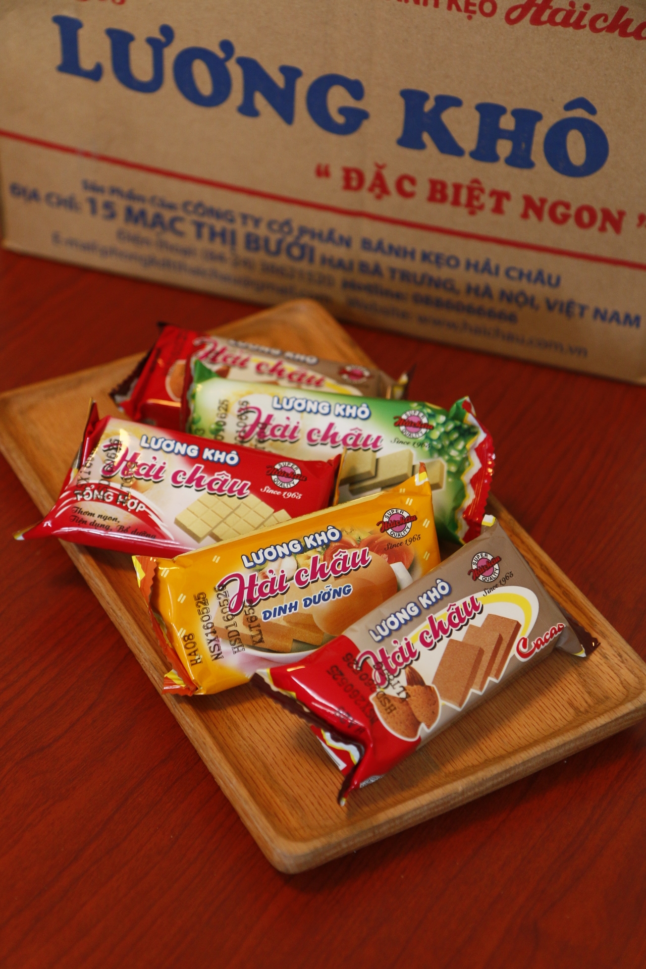 COMBO 5 CÁI .Lương khô Hải Châu 65g tiện lợi mang theo