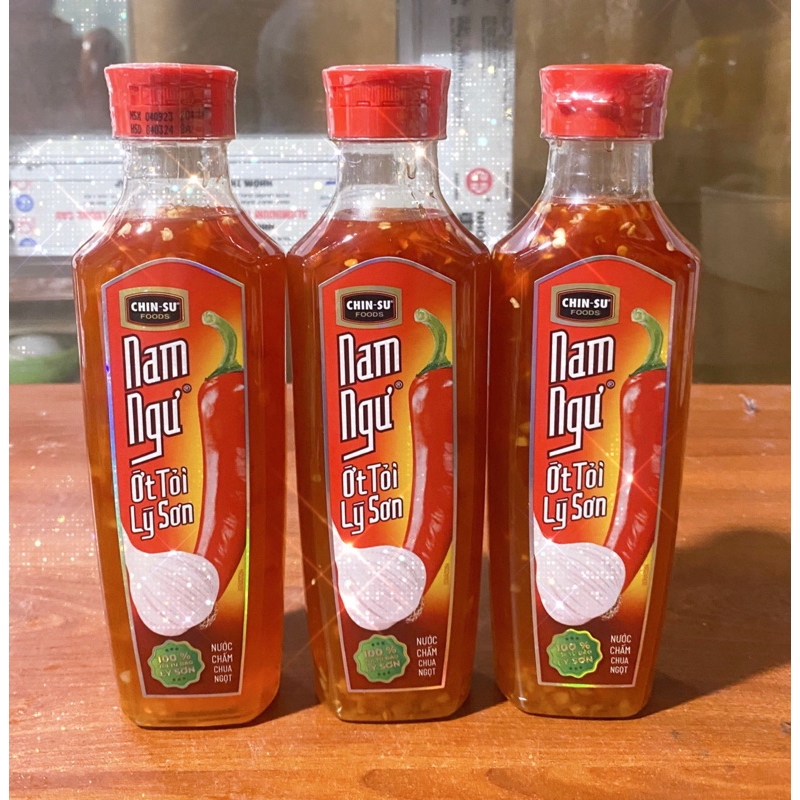 COMBO-4 CHAI NƯỚC CHẤM-NAM NGƯ TỎI ỚT-300ML