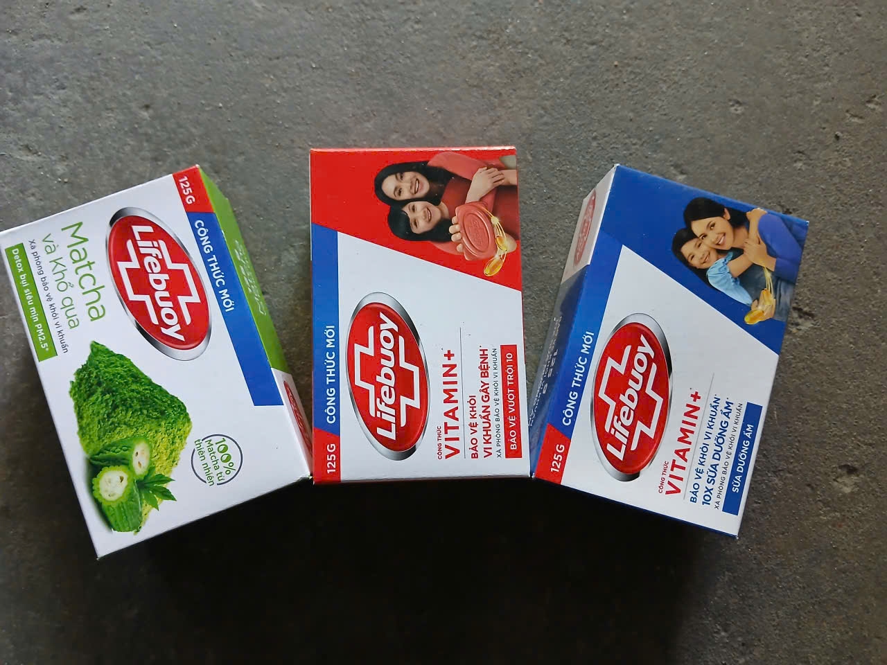 COMBO-3 HỘP XÀ BÔNG CỤC LIFEBUOY-125GR