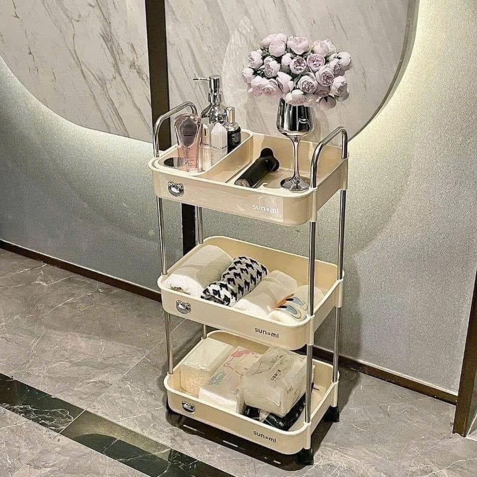 Kệ đẩy 3 tầng