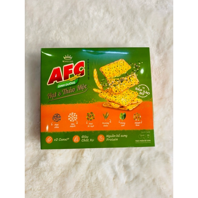 Bánh quy Cracker AFC dinh dưỡng đủ vị