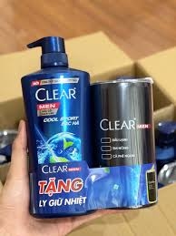 Dầu Gội Clear Men Sạch Gàu Bạc Hà 630G tặng