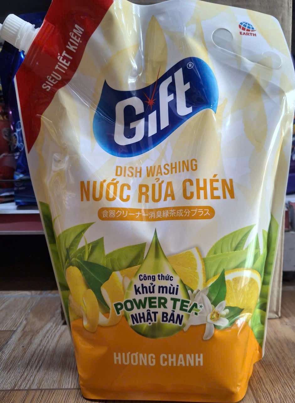      Nước rửa bát Gift hương chanh