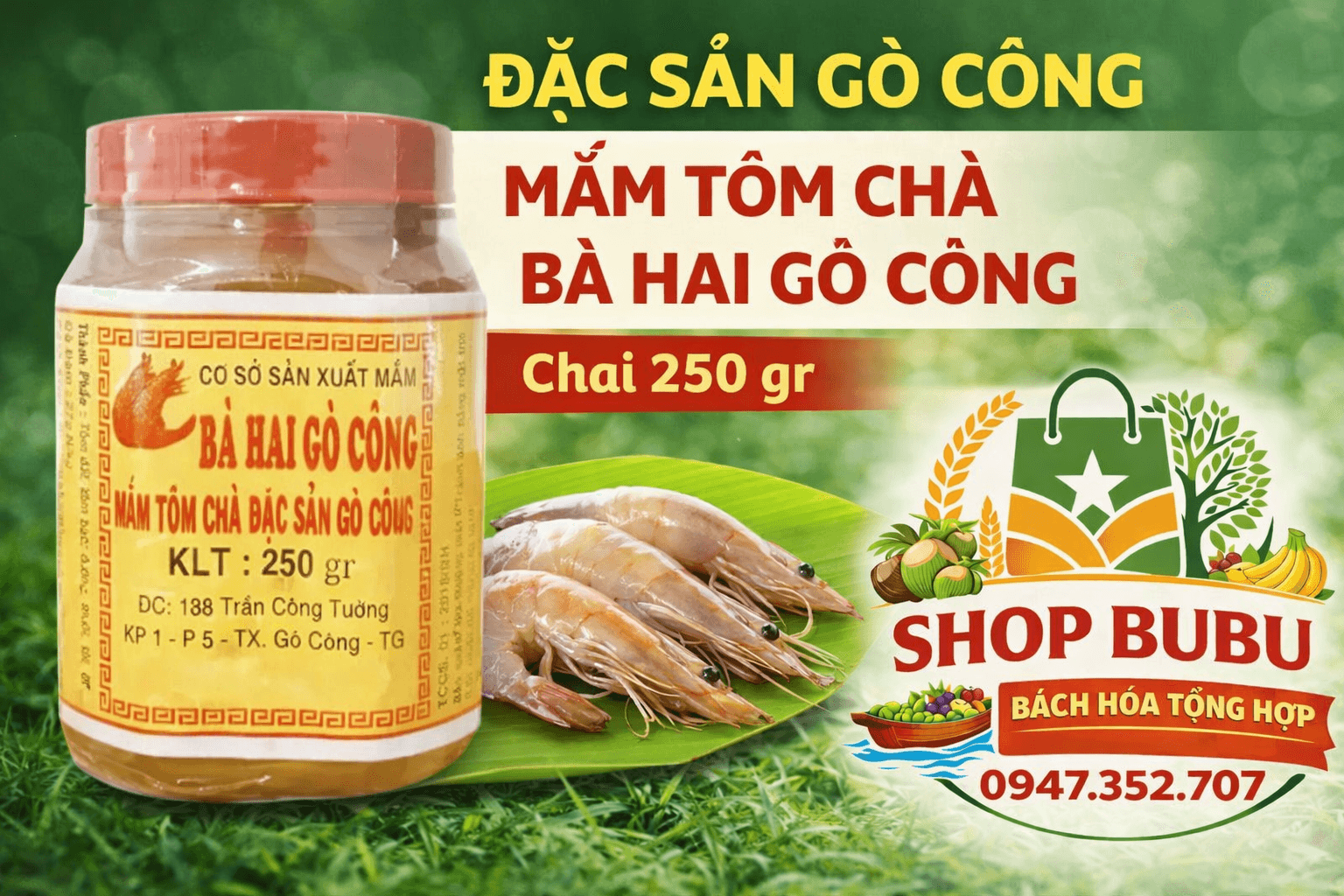 MẮM TÔM CHÀ - ĐẶC SẢN GÒ CÔNG - MIỀN TÂY 