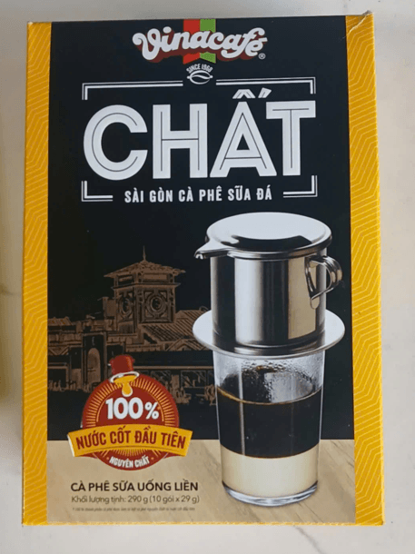 VINA CAFÉ "CHẤT" SÀI GÒN CAFE SỮA ĐÁ-10 GÓI/29GR