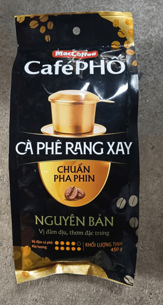 MACCOFFE -CAFE RANG XAY-CHUẨN PHA PHIN-450GR