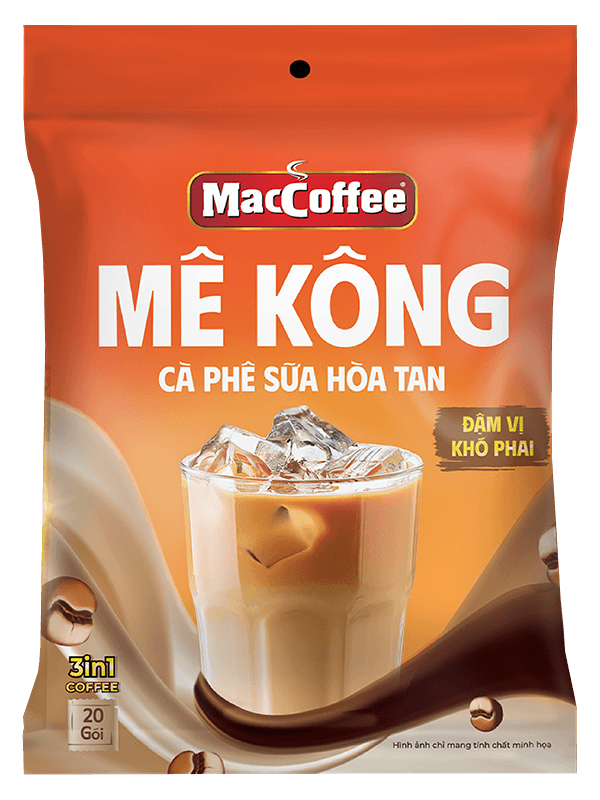 MACCOFFE -CAFE HÒA TAN MÊ KONG-20 GÓI