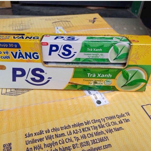 (TẶNG TUÝP 30G) Kem đánh răng p/s Trà Xanh 180g tặng 30g 