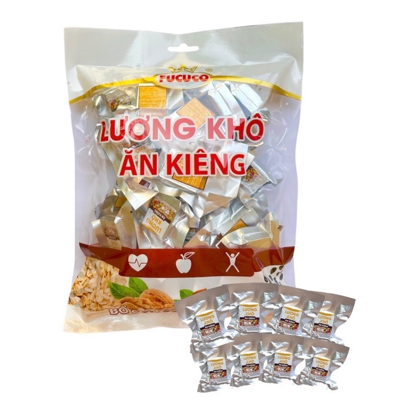 COMBO-2 GÓI LƯƠNG KHÔ ĂN KIÊNG+MIX VỊ-400GR