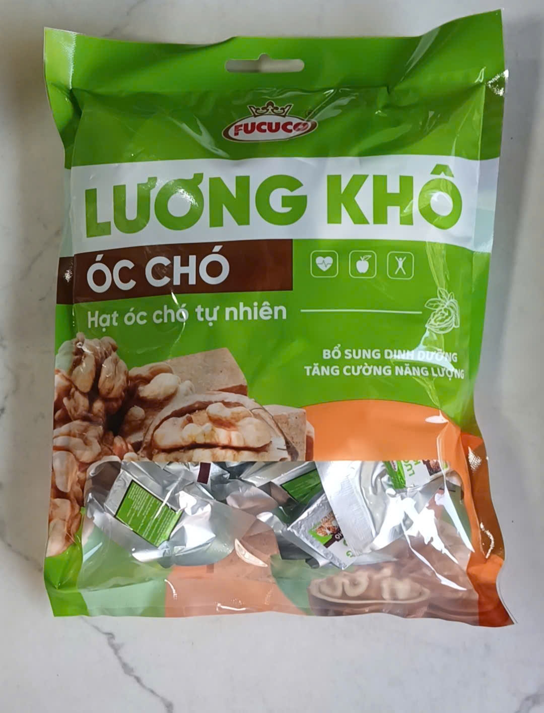 COMBO-2 GÓI LƯƠNG KHÔ ÓC CHÓ+MIX VỊ-400GR