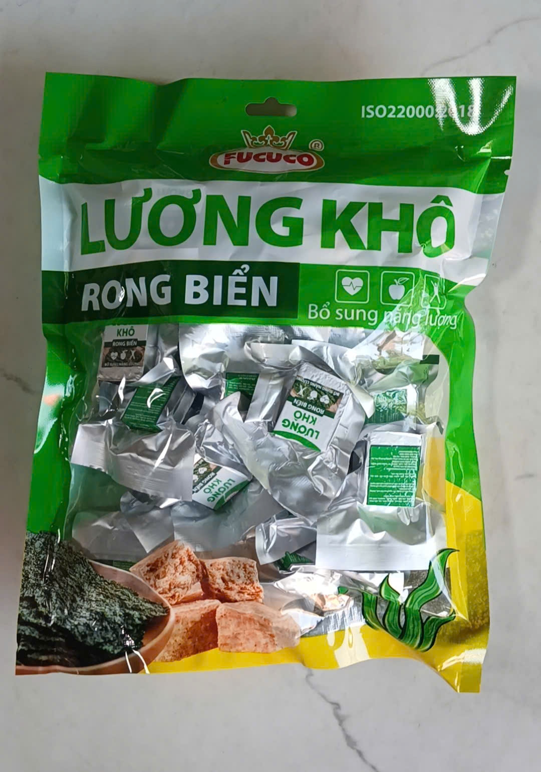 COMBO-2 GÓI LƯƠNG KHÔ RONG BIỂN+MIX VỊ-400GR