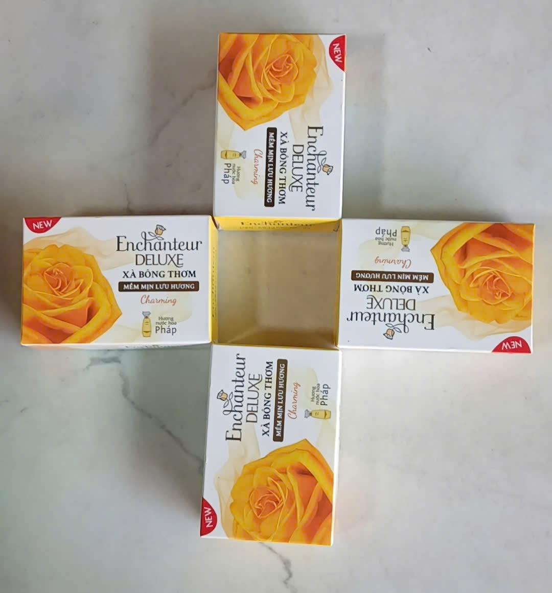 COMBO-4 CỤC XÀ BÔNG THƠM ENCHANTER-90GR