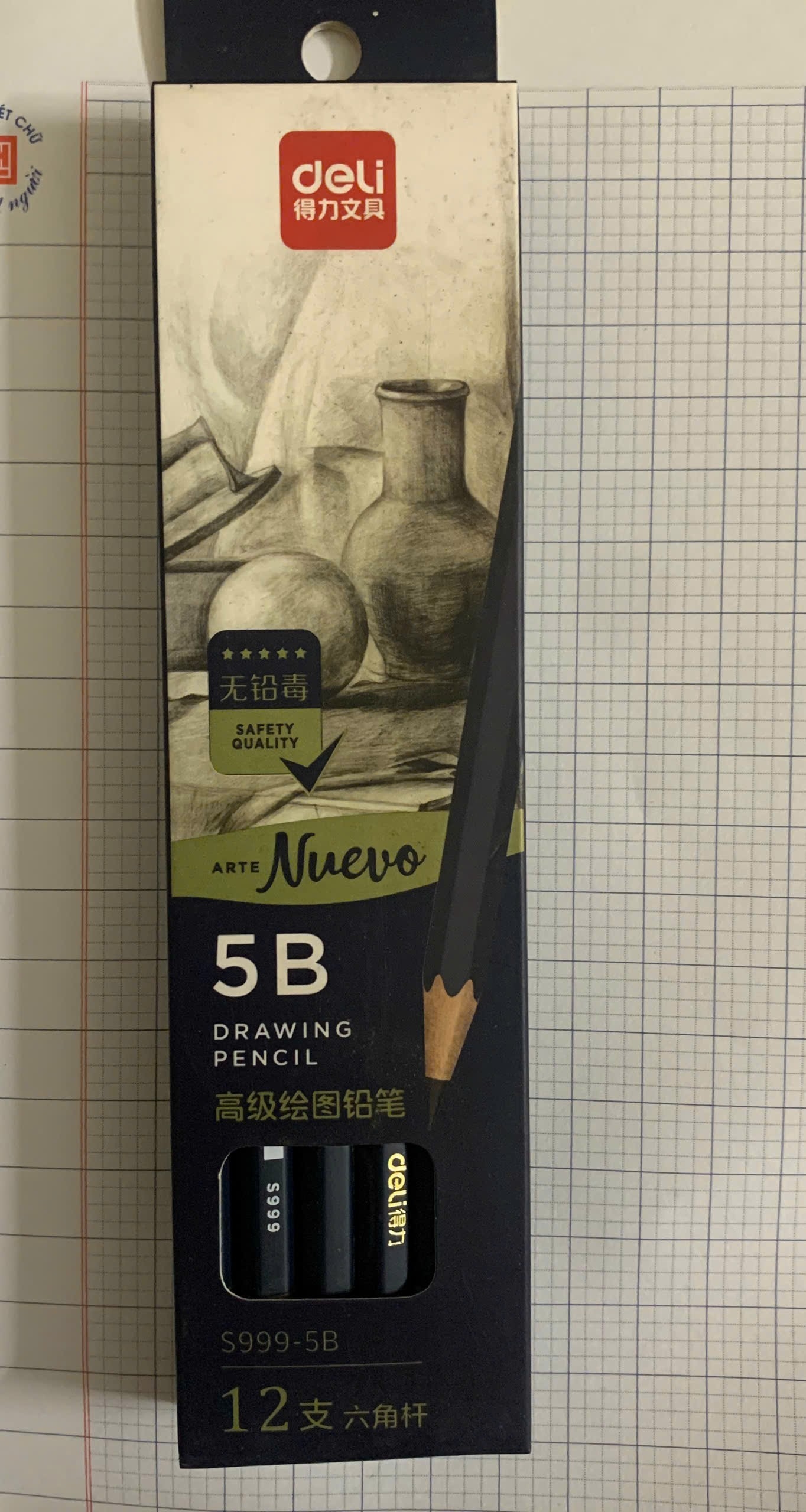 Combo 10 bút chì Deli 5B