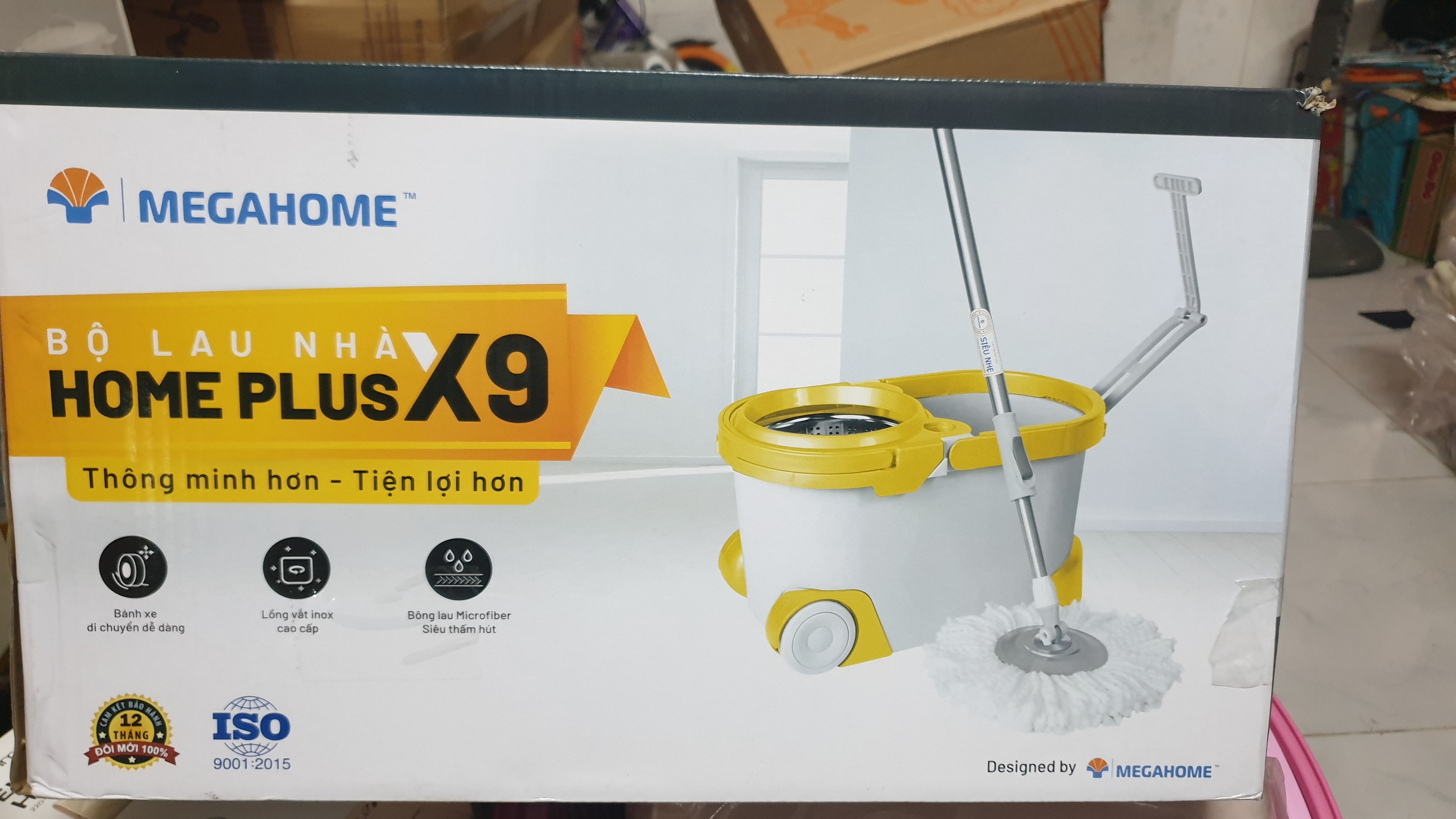 Bộ lau nhà Homeplus X9 của thương hiệu Megahome