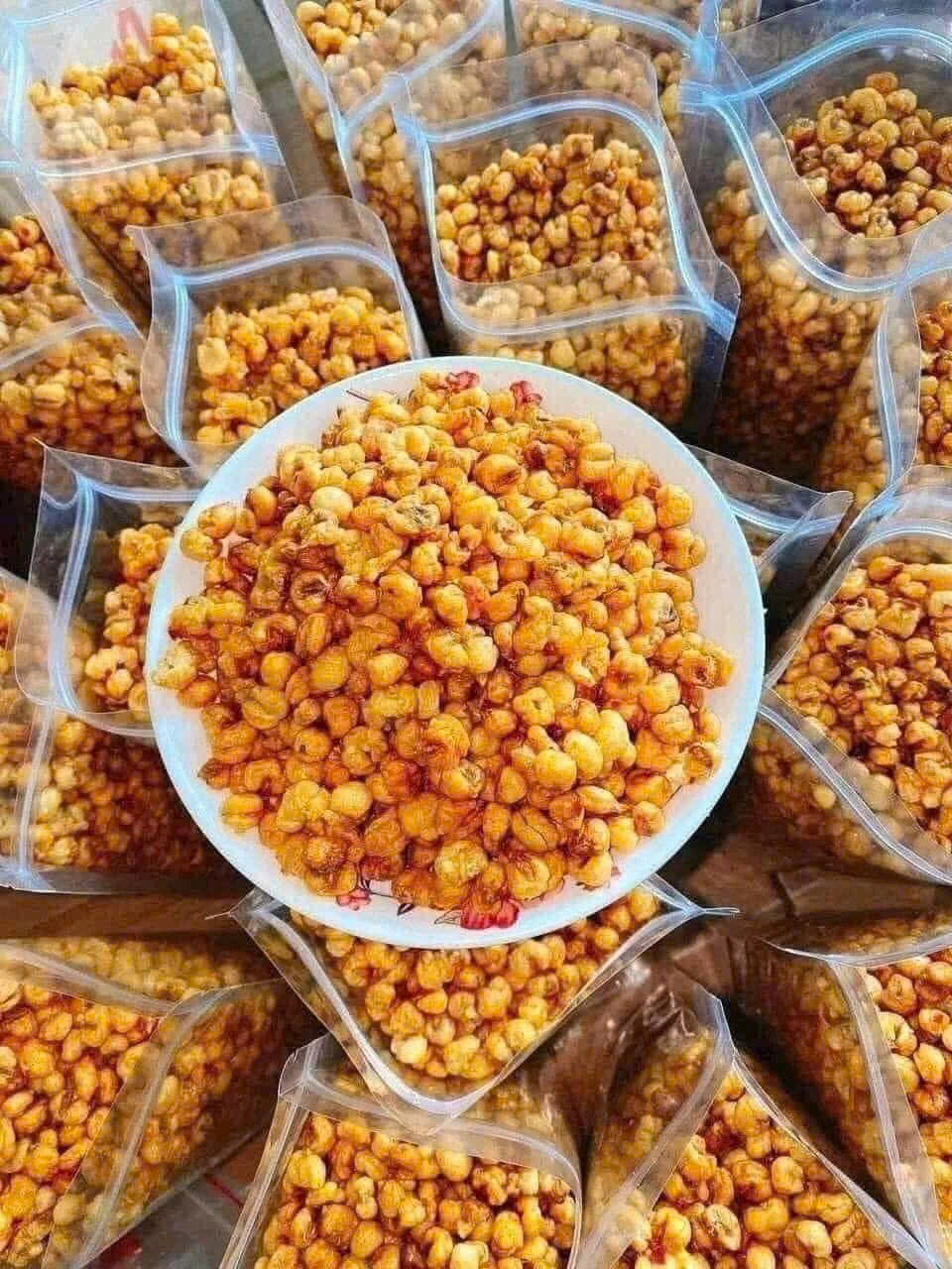 BẮP NẾP SẤY GIÒN -CAY CAY, GIÒN GIÒN-100% TỰ NHIÊN