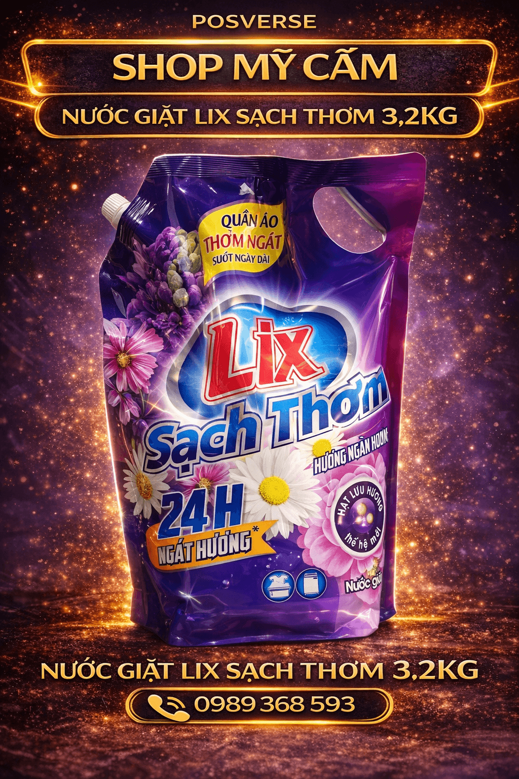 Nước Giặt Lix 3.2KG