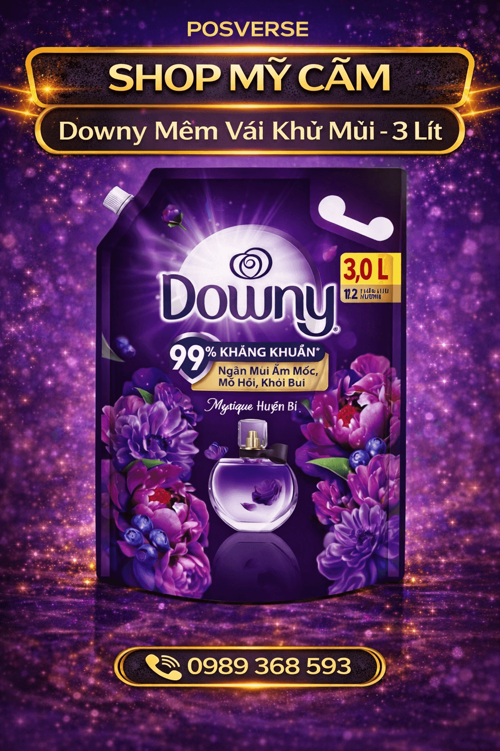NƯỚC XẢ VẢI DOWNY 3L