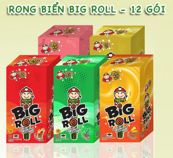 Hộp 12 Gói Rong Biển Thái Lan TaoKaeNoi 3g