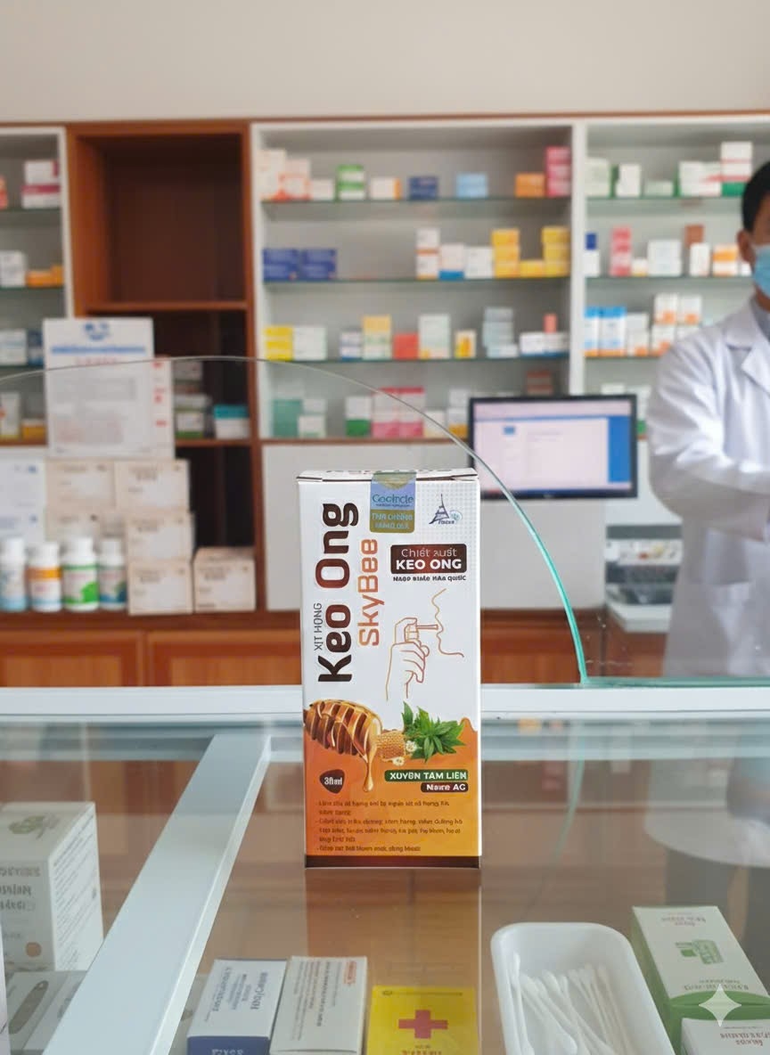 Xịt họng keo ong