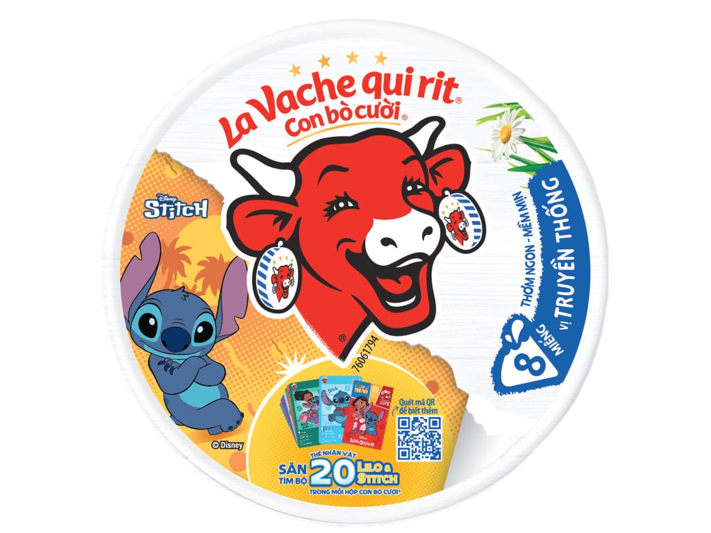 Phô Mai Con Bò Cười 112g - 8 Miếng