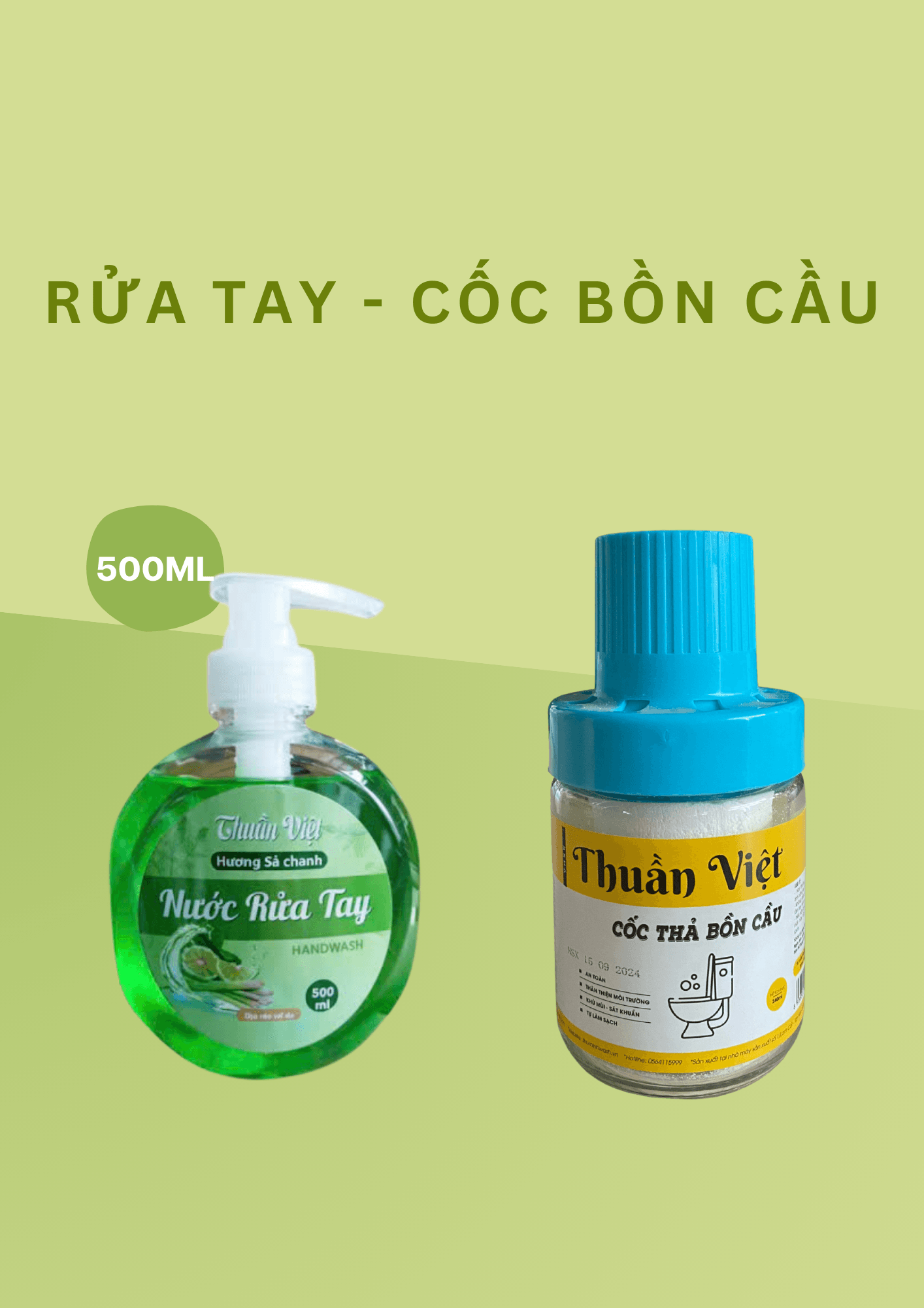 Nước Rửa Tay  - Cốc Thả Bồn Cầu