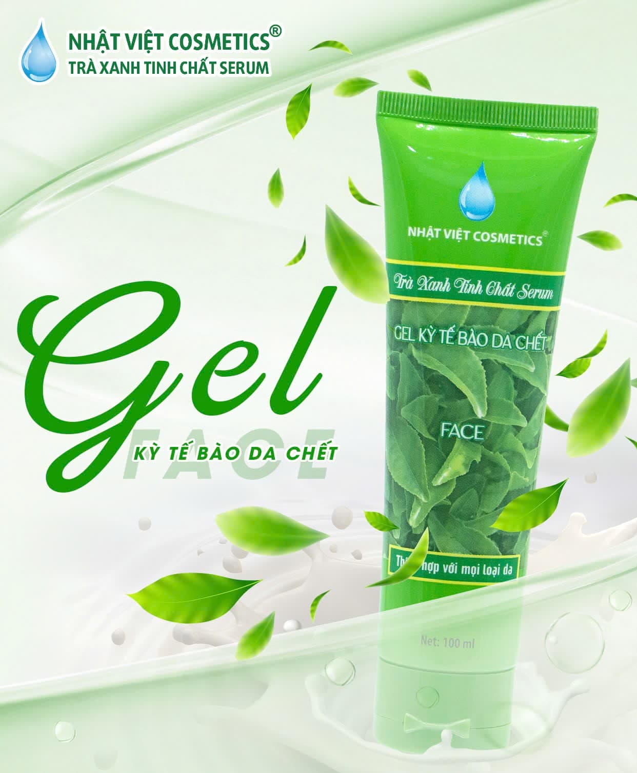 Gel tay te bao trà xanh dt 250lm